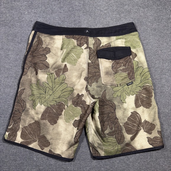 O'Neill Hyperfreak Board Shorts Men Size 32 Floral Camo Stretch Surf Swim Trunk - Picture 3 of 8